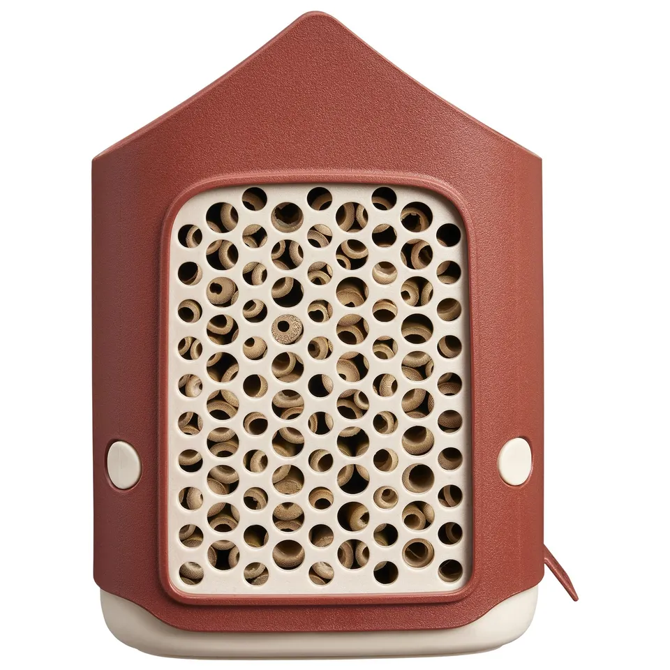 elho Cosy Insektenhotel 18cm Tuscan Red für Bienen recycelt