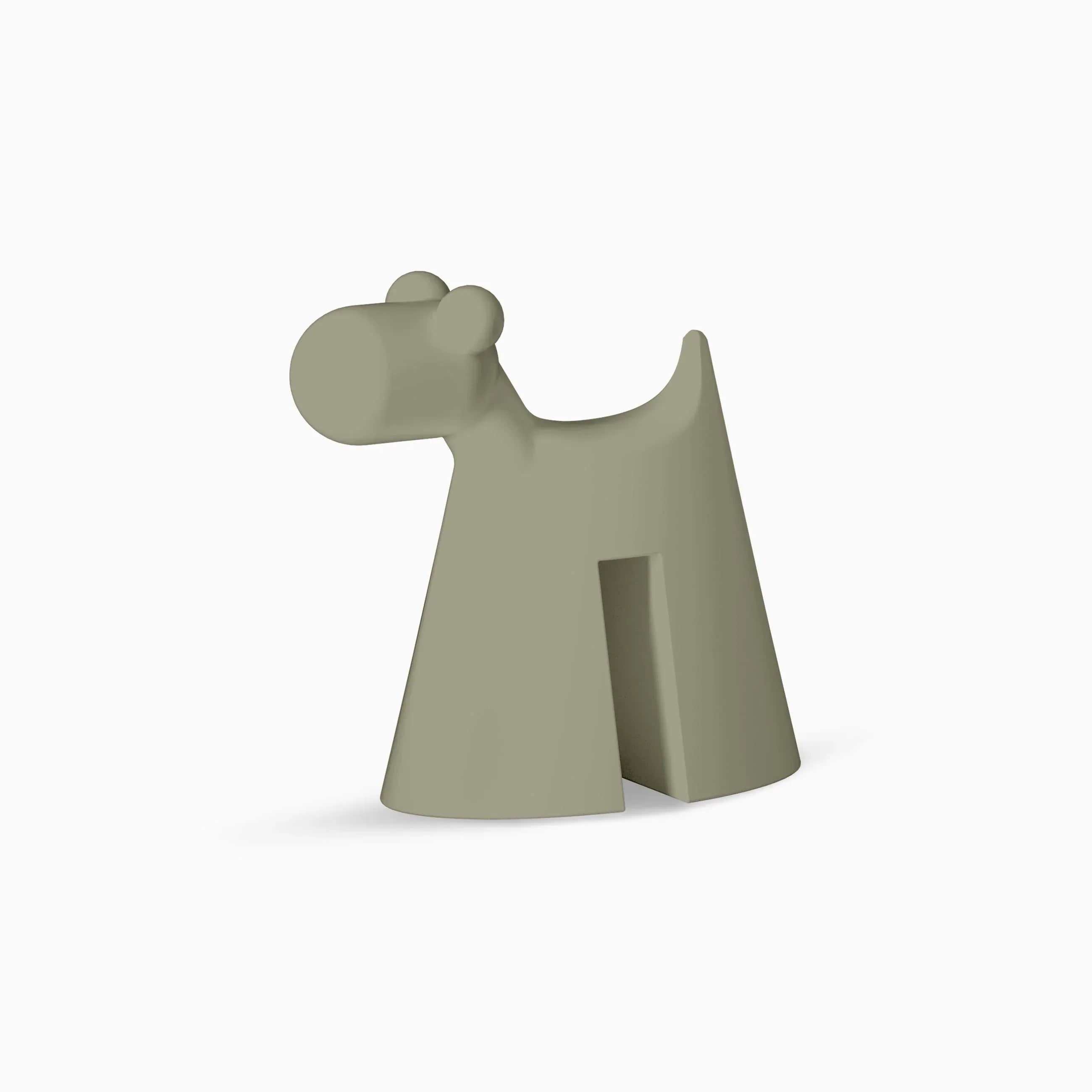 Serralunga Doggy Dekofigur Weiß Garten Hocker