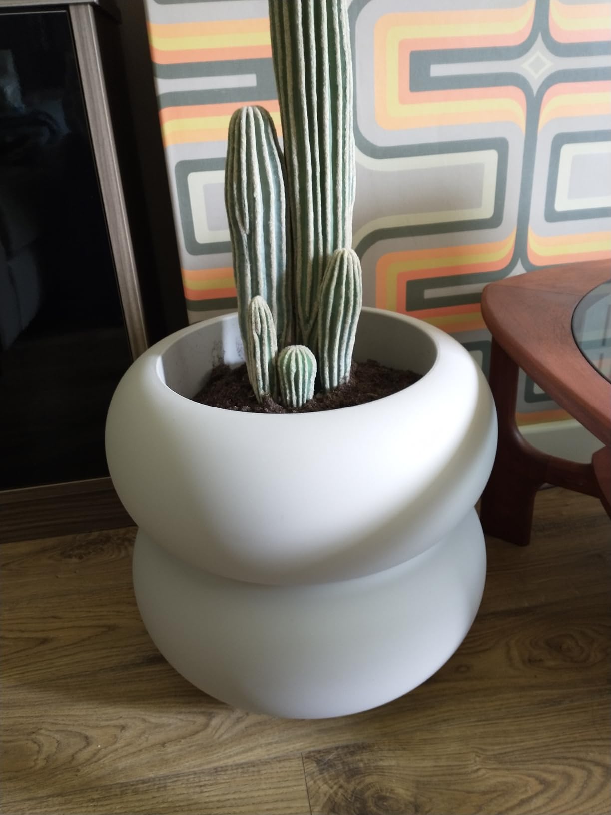 elho amber roll high 43 Blumentopf Caramel Ø 43 cm recycelt