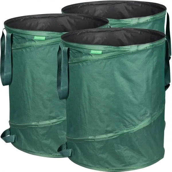 GardenMate Gartensäcke Pop Up 160L Oxford Gartensack 3er Set
