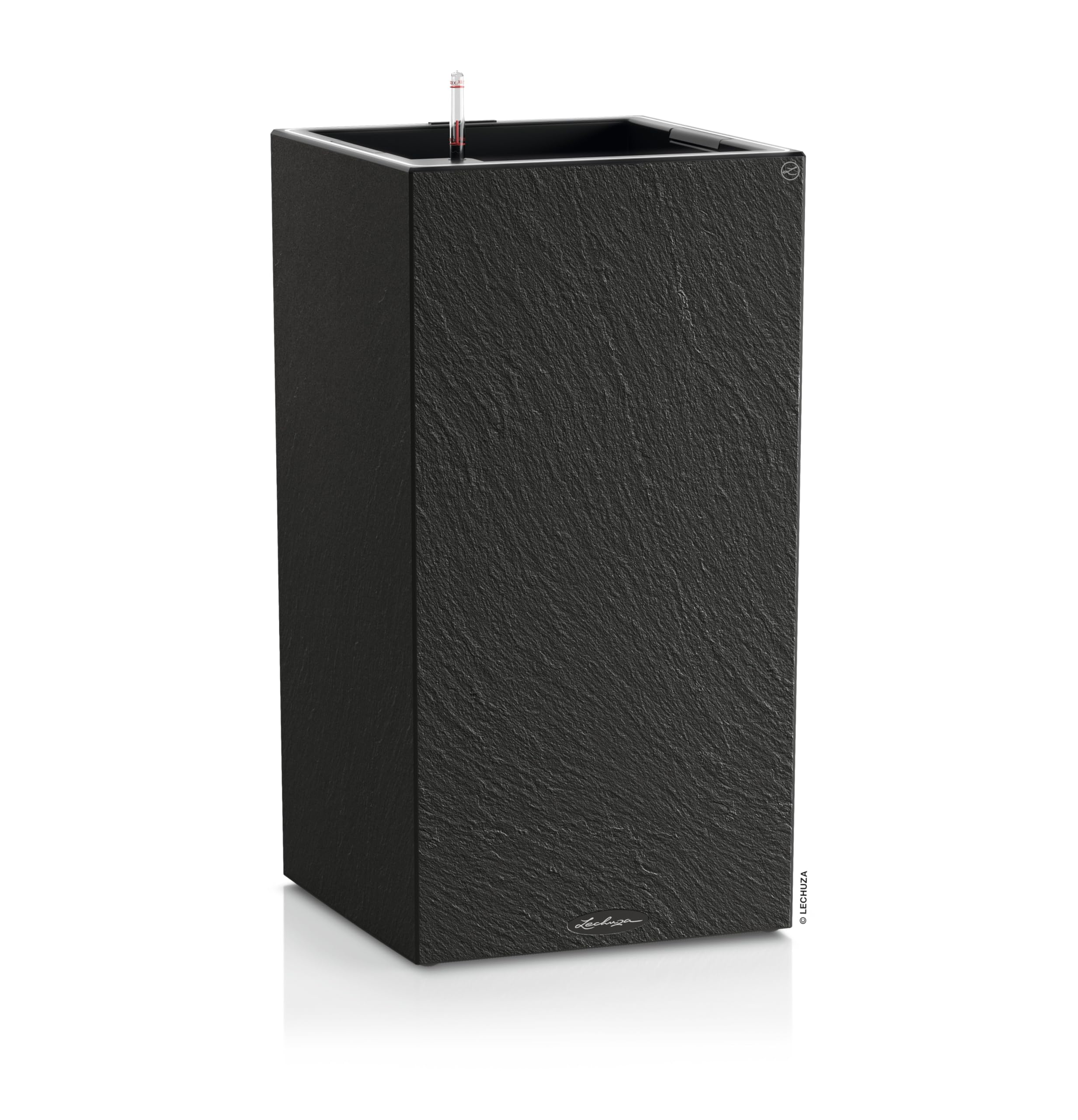 Lechuza Canto Slatestone High 40 Pflanzsäule Dark Grey