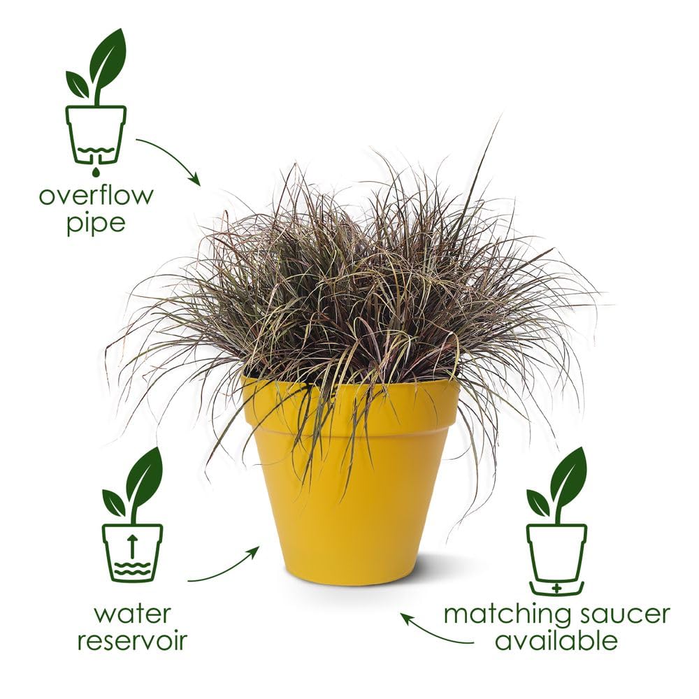 elho Loft Urban Blumentopf pistazie 30 cm für außen recycelt