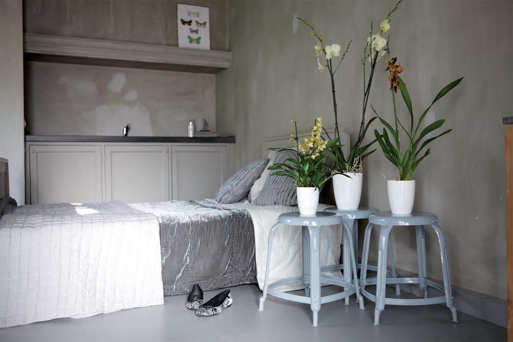 elho Brussels Diamond Orchidee Hoch 12.5 Topf Weiß