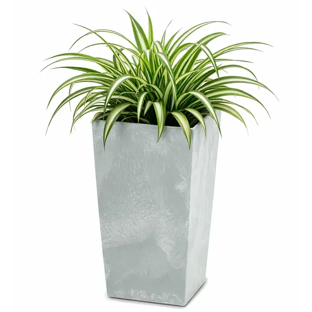 Prosperplast Urbi Pflanzkübel Beton-Optik Marengo Braun 50 cm