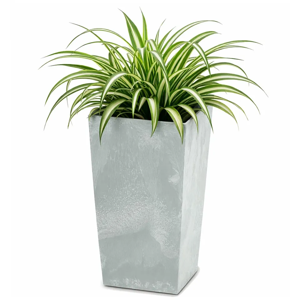 Prosperplast Urbi Pflanzkübel Beton-Optik Marengo Braun 50 cm