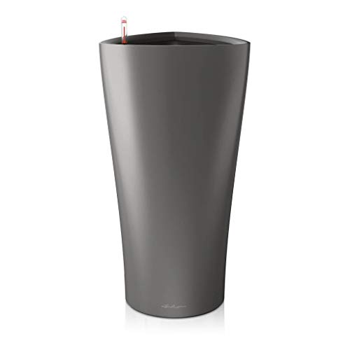 Lechuza Delta 30 Pflanzsäule anthrazit metallic 56,5 cm bewässert