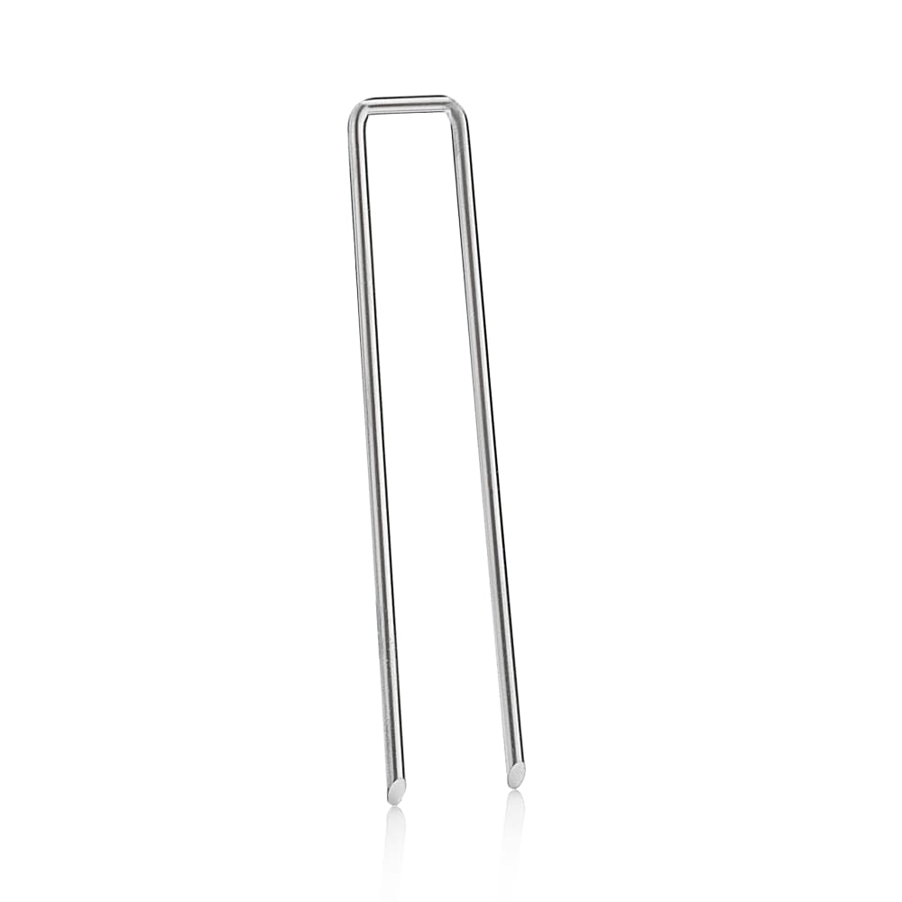 GardenMate Erdanker verzinkt 100mm 100 Stück Flachkopf