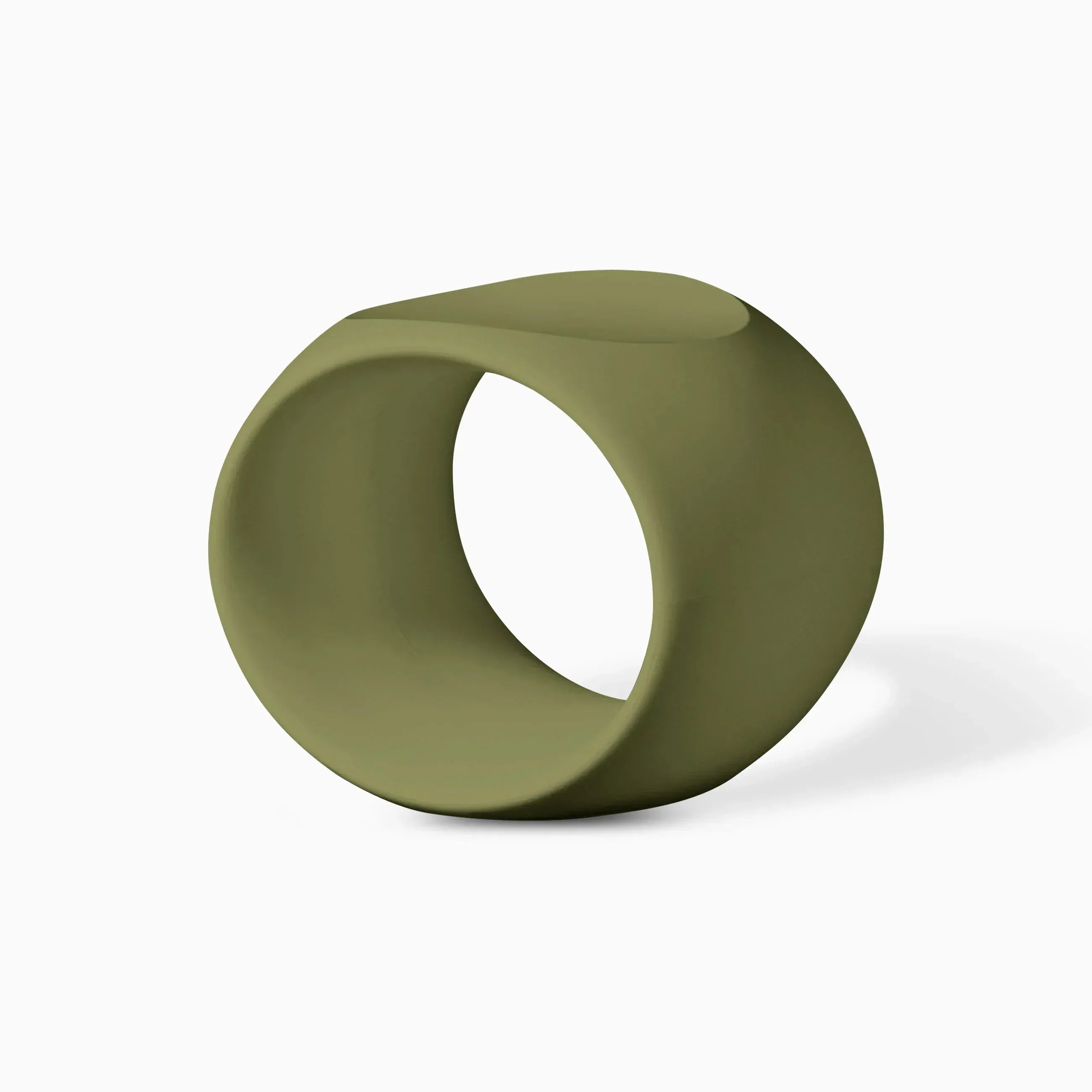 Serralunga Cero Hocker Weiß rund Outdoor Polyethylen