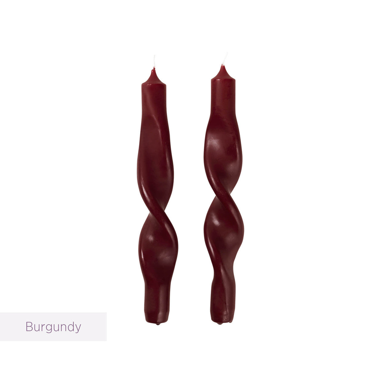 Sarah Raven Twisted Dinner Candles Stabkerzen 2er Apricot Cream