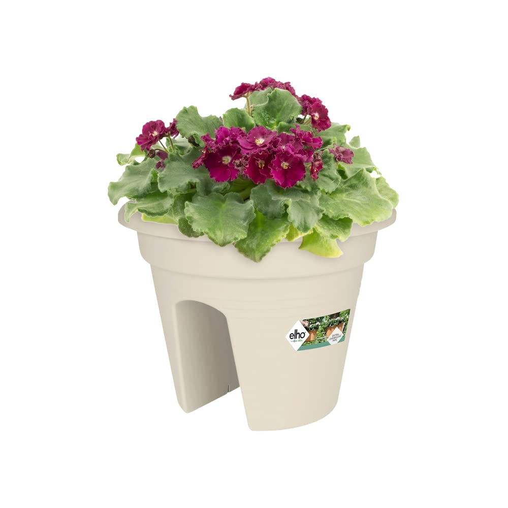 elho Green Basics Flower Bridge 30 Pflanztopf Weiß Geländer