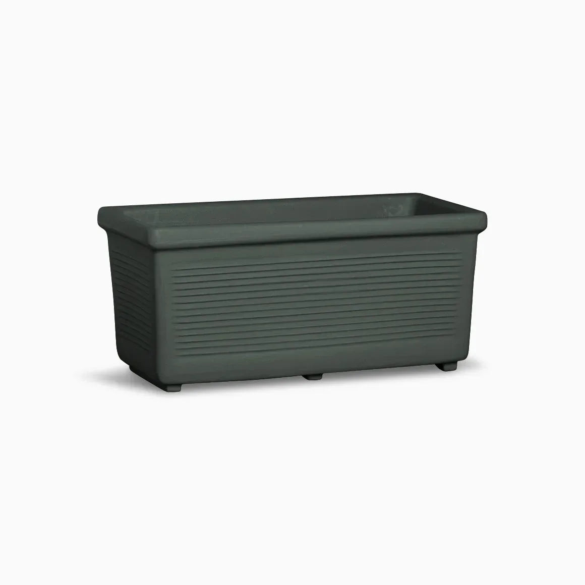 Serralunga Planters Millerighe Pflanztopf Anthrazit 50 cm