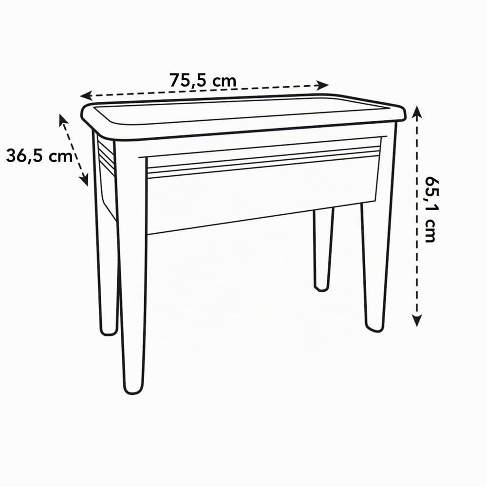 elho Green Basics Anzuchttisch XXL 75cm Living Schwarz recycelt