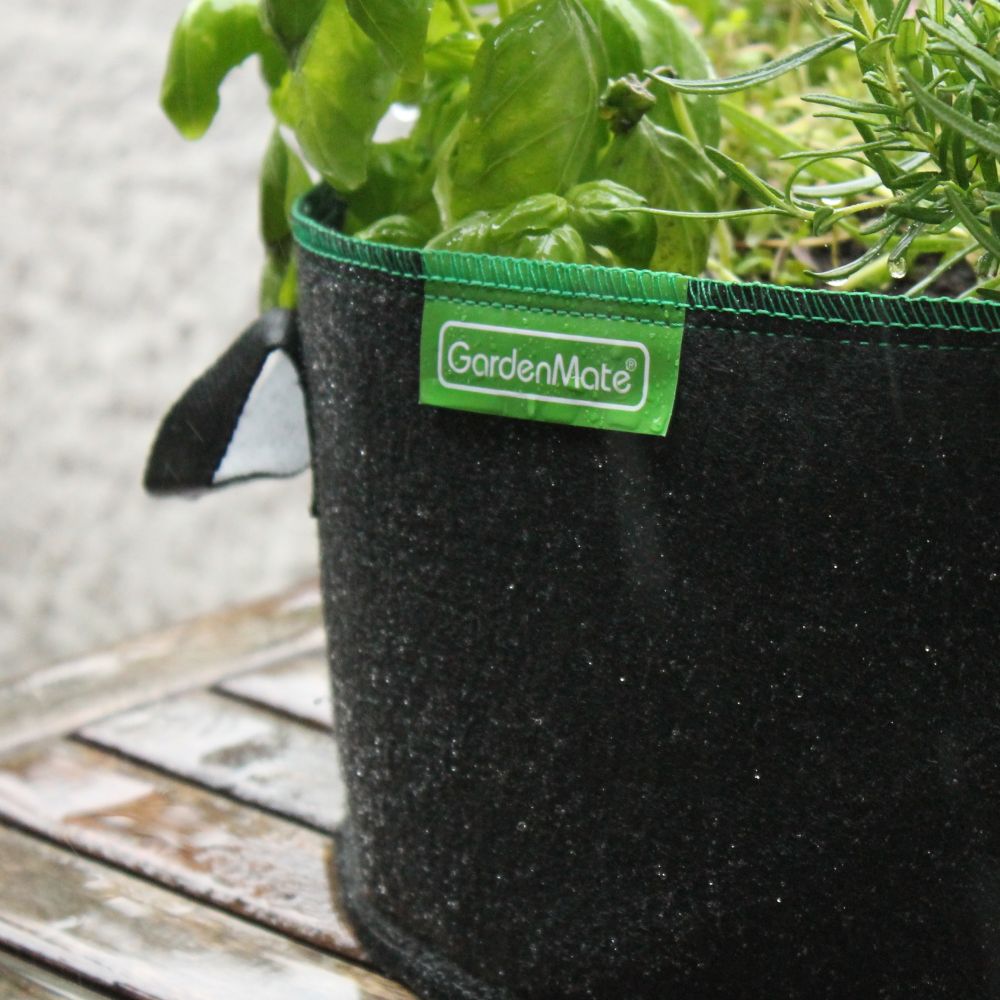GardenMate Pflanzsäcke Blackline Pflanzsack 30L 5er Set