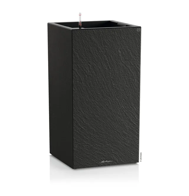 Lechuza Canto Slatestone High 40 Pflanzsäule Dark Grey