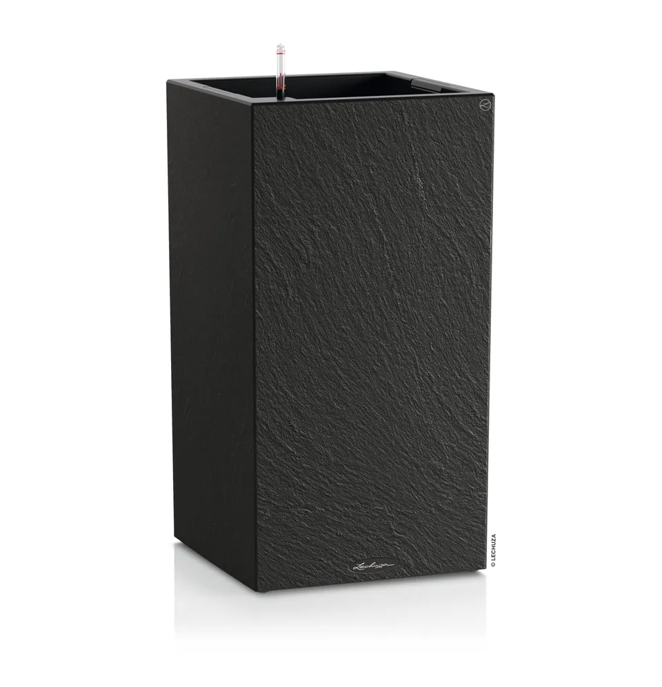 Lechuza Canto Slatestone High 40 Pflanzsäule Dark Grey