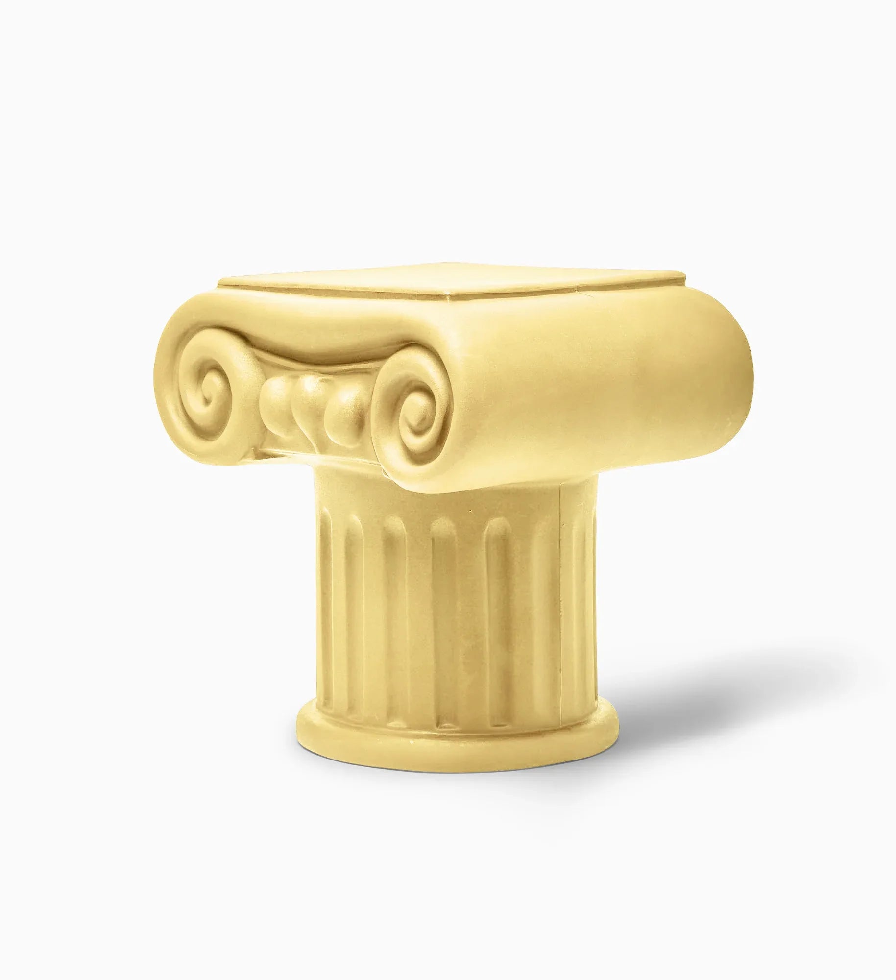 Serralunga Capitello Säule Beistelltisch Giallo Sahara