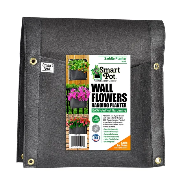 Smart Pot Wall Flower Saddle Pflanztopf wetterfest 3 Gallonen