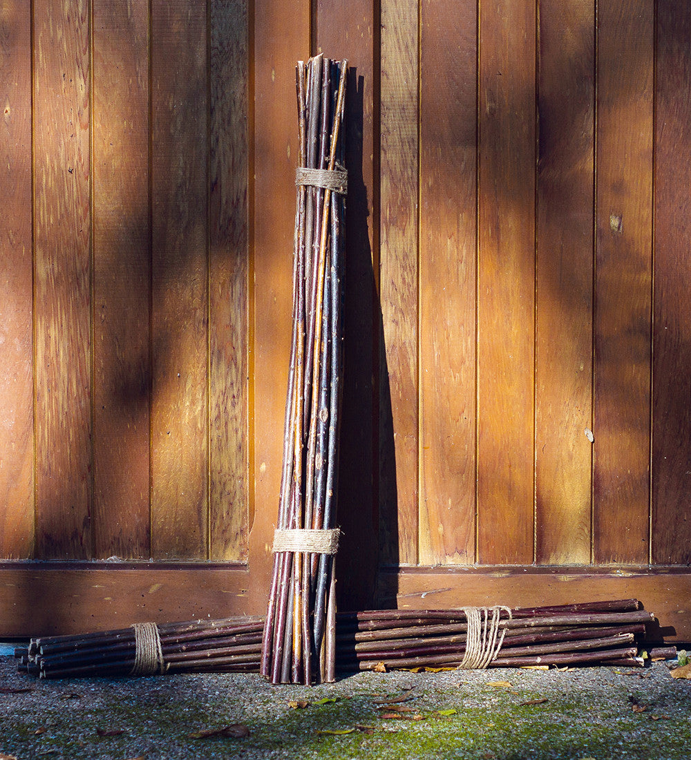 Sarah Raven Willow Flower Stakes Pflanzstäbe 20x 1,2m Weide