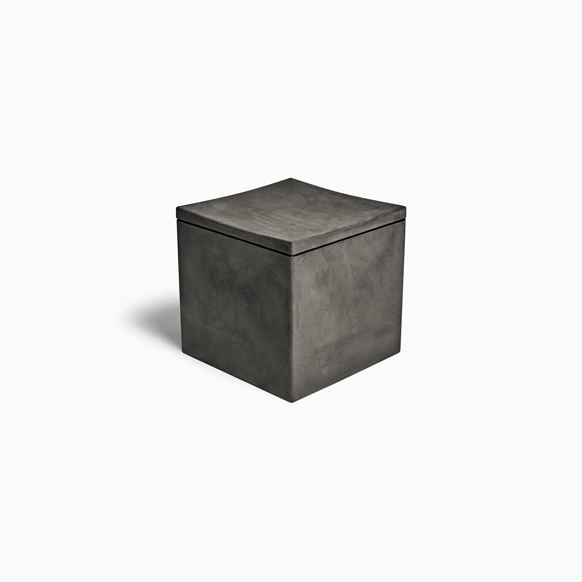Serralunga Lounge Cube Hocker Moleskin Anthrazit