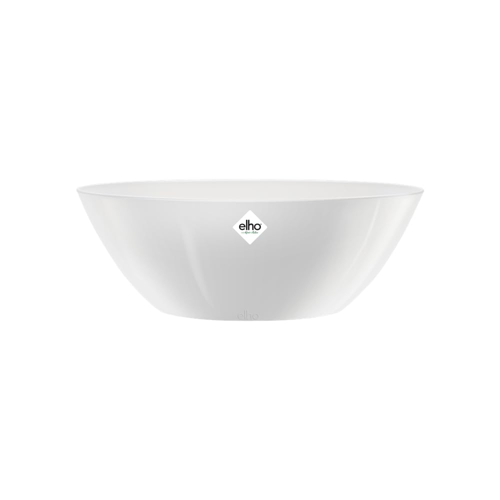 elho Brussels Diamond Oval 20 Blumentopf Schwarz Metallic
