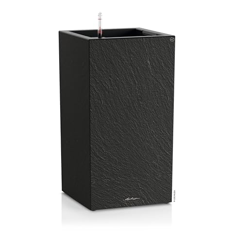 Lechuza Canto Slatestone Pflanzgefäß Dark Grey Bewässerung