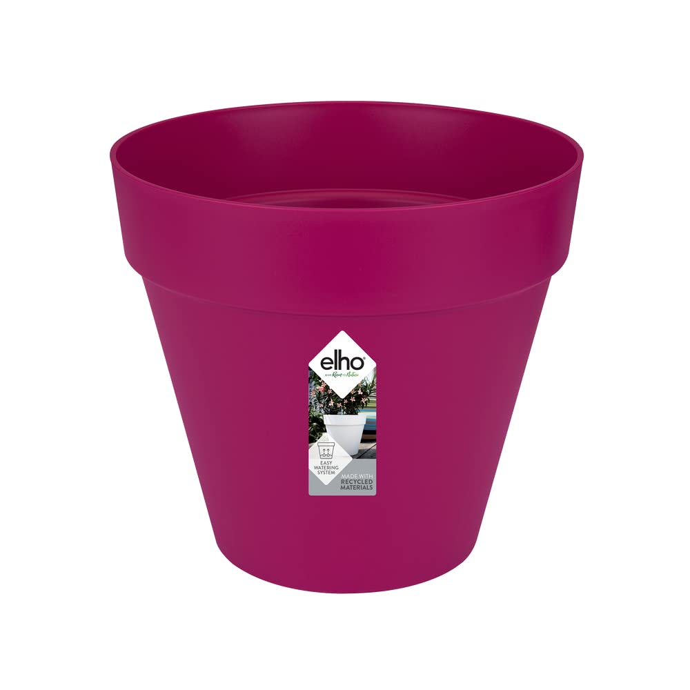 elho Loft Blumentopf 25cm ocker rund mit Wasserreservoir