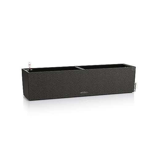 Lechuza Balconera Stone 80 Balkonkasten Graphitschwarz 80cm