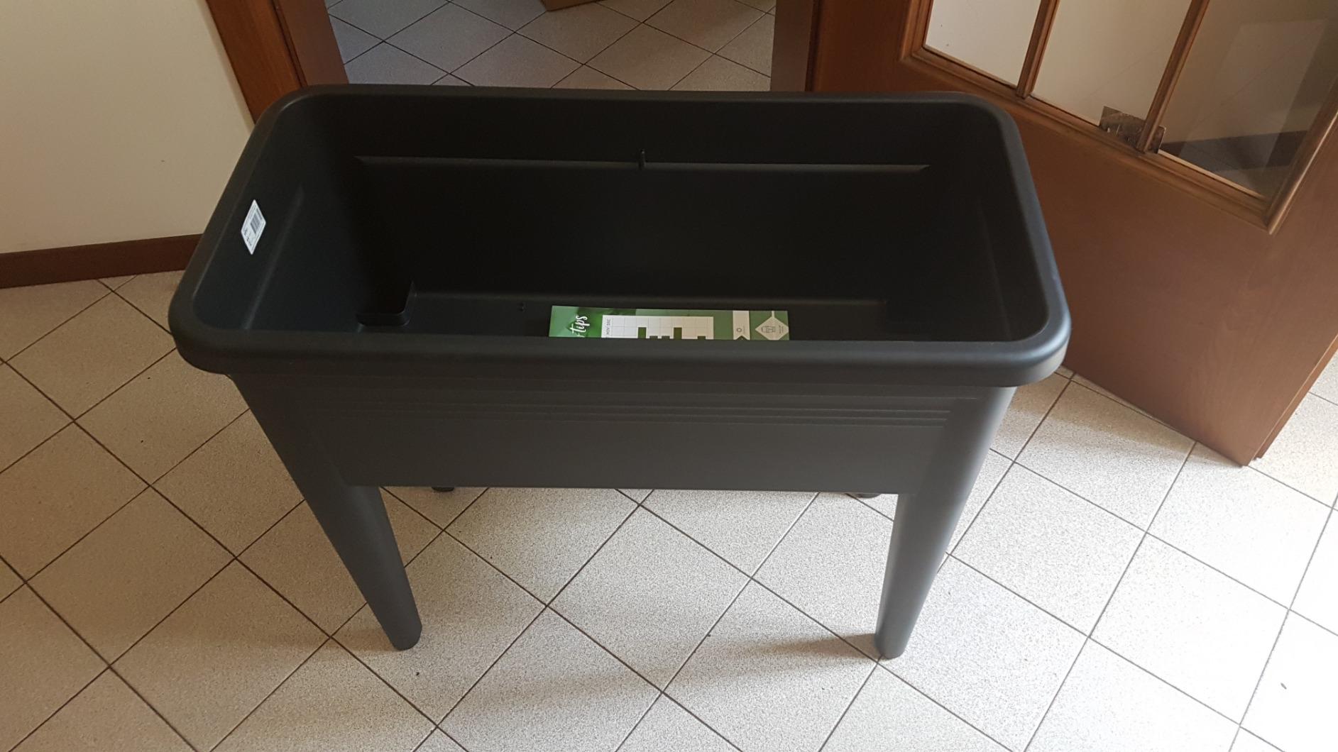 elho Green Basics Anzuchttisch XXL 75cm Living Schwarz recycelt