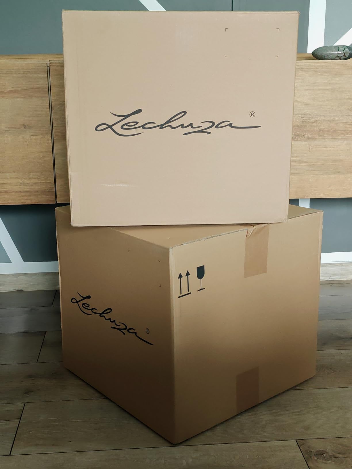 Lechuza Classico Color 43 Pflanztopf schiefergrau mit Bewässerung