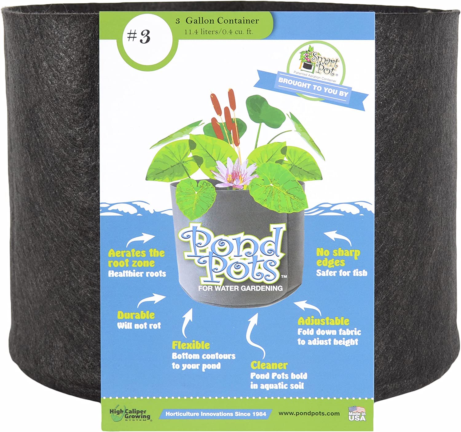 Smart Pot Pond Pots Teichtopf 1 Gallon atmungsaktiv