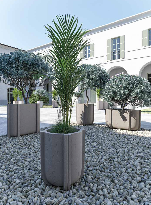 Serralunga Cassero 60 Pflanztopf Salvia 60 cm