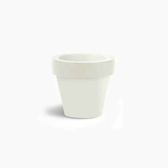 Serralunga Vas-Etto Pflanztopf Weiß 13 cm UV-beständig
