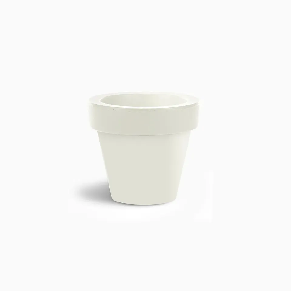 Serralunga Vas-Etto Pflanztopf Weiß 13 cm UV-beständig