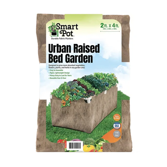 Smart Pot Urban Raised Bed Hochbeet 2x4 Stoff mit PVC-Gestell