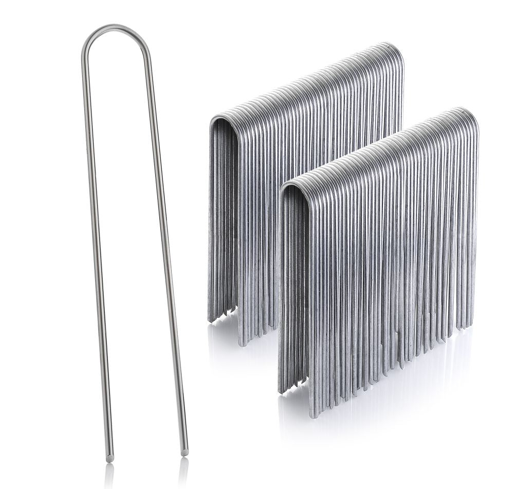 GardenMate Erdanker 200 mm verzinkt Bodenanker 100 Stück rund