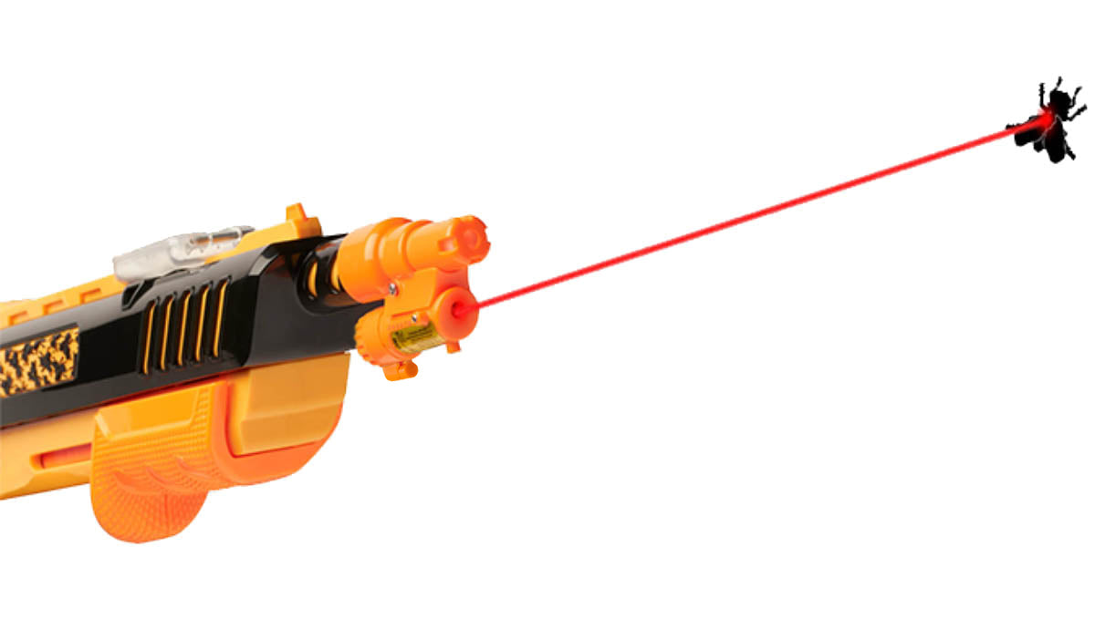 Bug-A-Salt 3.0 Orange Crush Salzgewehr mit Bug-Beam Set