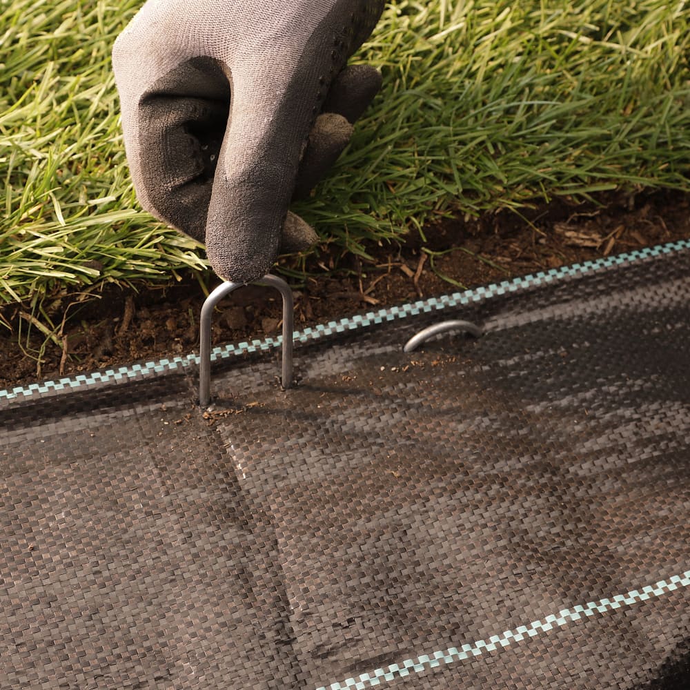 GardenMate Erdanker 200 mm verzinkt Bodenanker 100 Stück rund