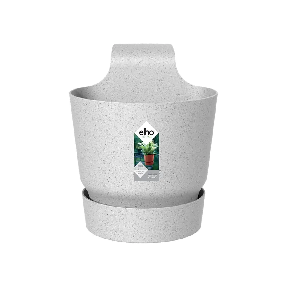 elho Greenville Easy Hanger Blumentopf Grau 19,5 cm Beton