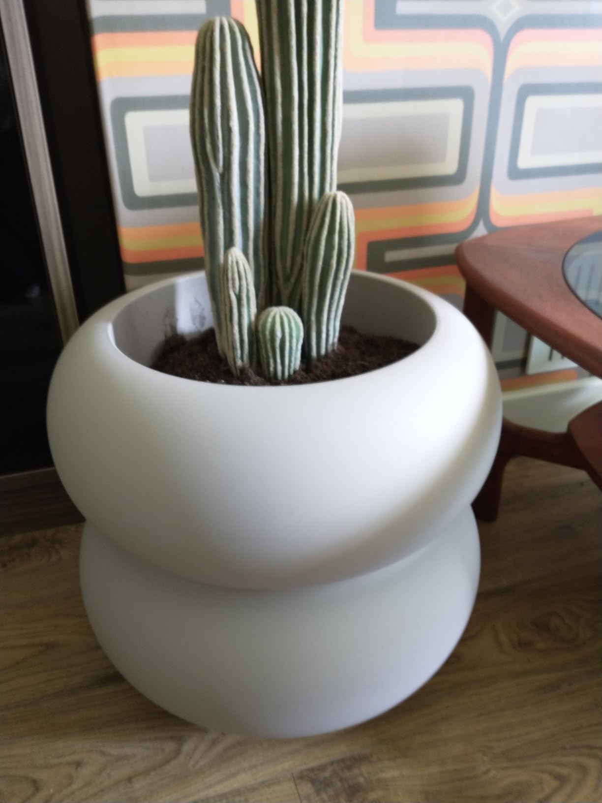 elho amber roll high 43 Blumentopf Caramel Ø 43 cm recycelt