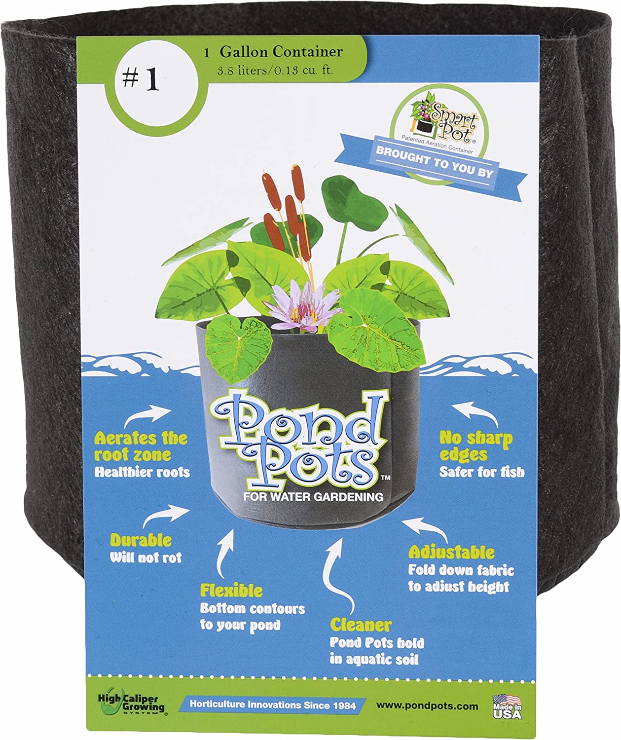 Smart Pot Pond Pots Teichtopf 1 Gallon atmungsaktiv