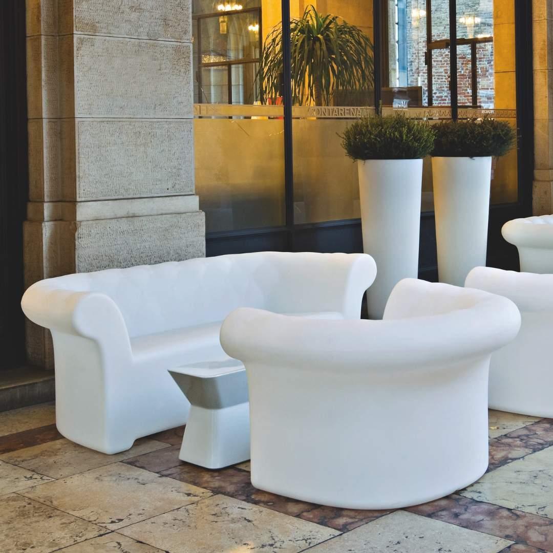 Serralunga Sirchester Sofa Gartensofa Weiß Chester-Design