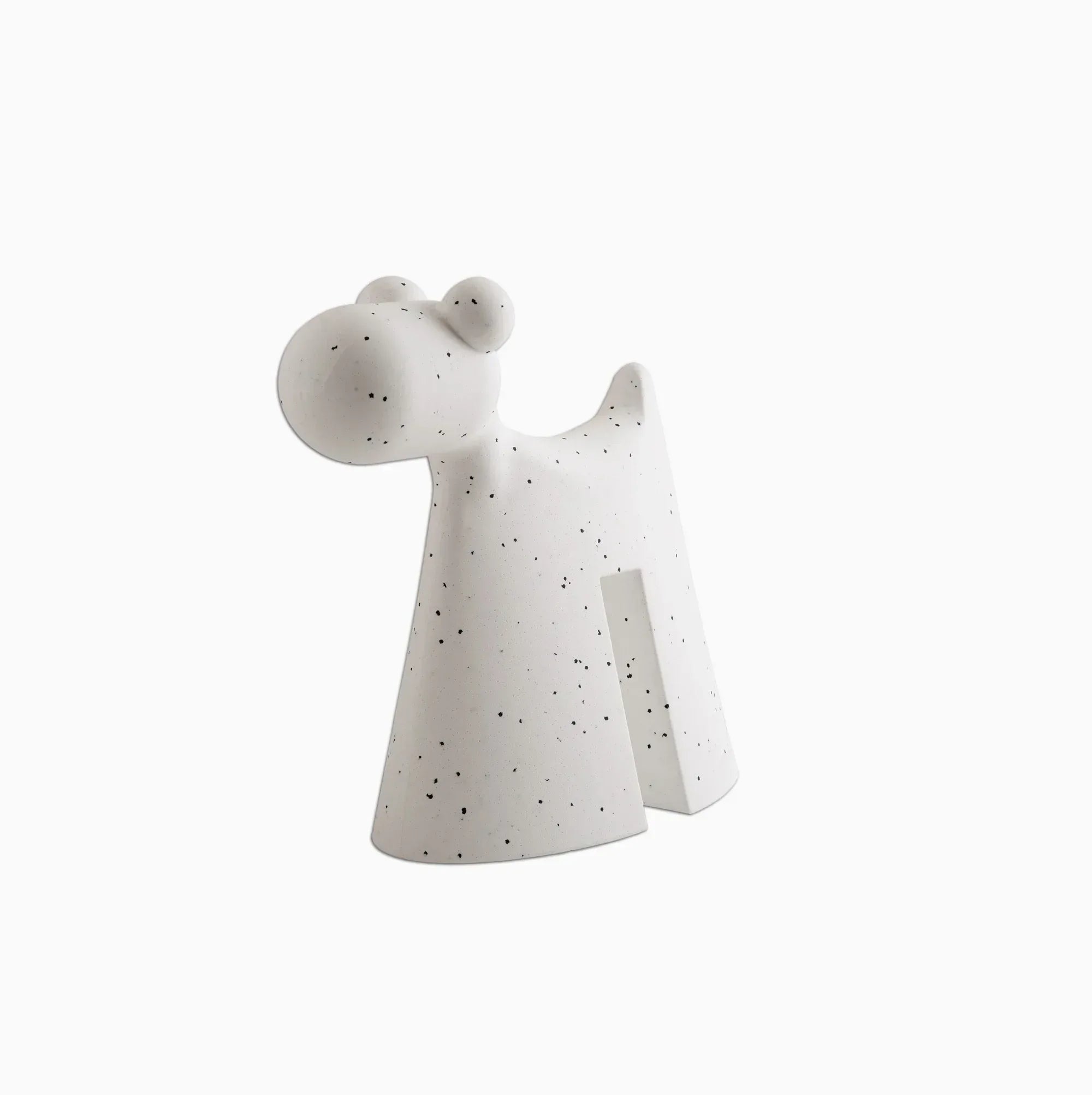 Serralunga Doggy Dekofigur Weiß Garten Hocker