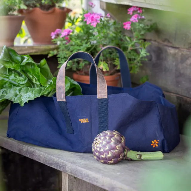 Sarah Raven Gardening Lifestyle Harvesting Bag Erntetasche Canvas