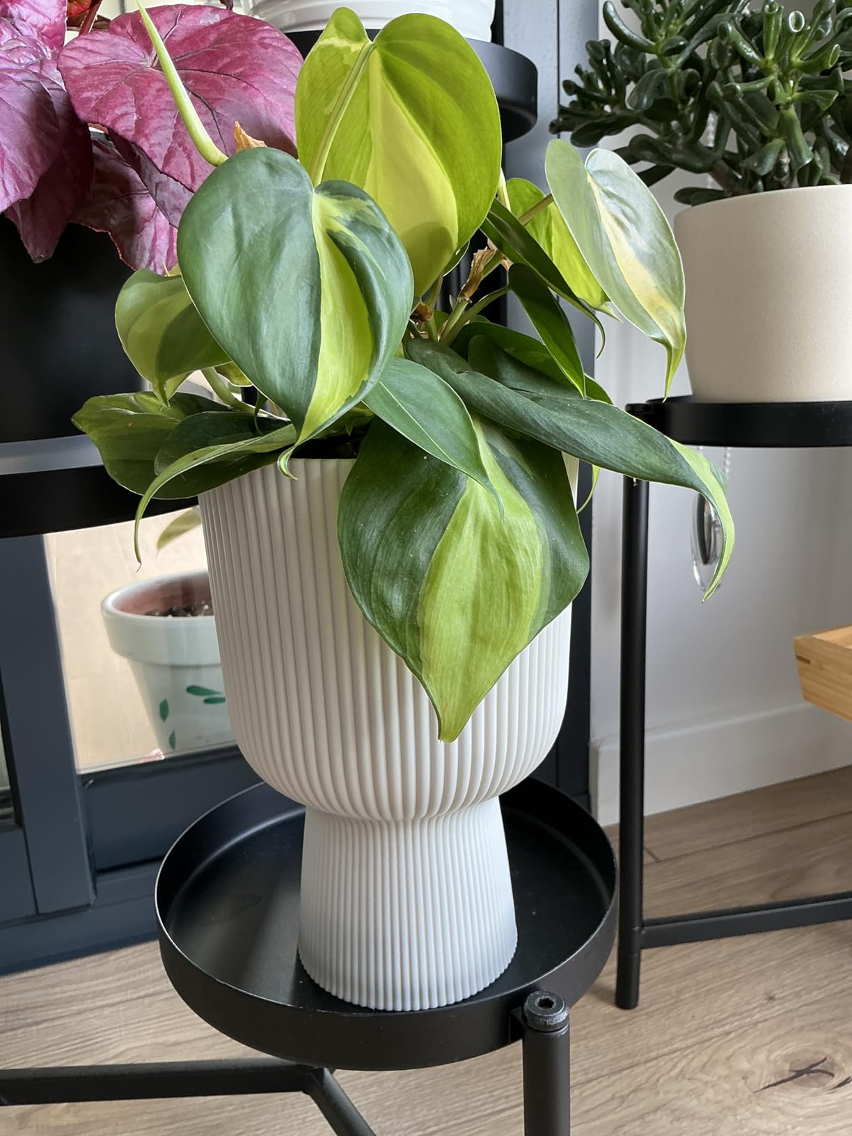 elho Vibes Fold Coupe Blumentopf Tiefes Blau 14 cm