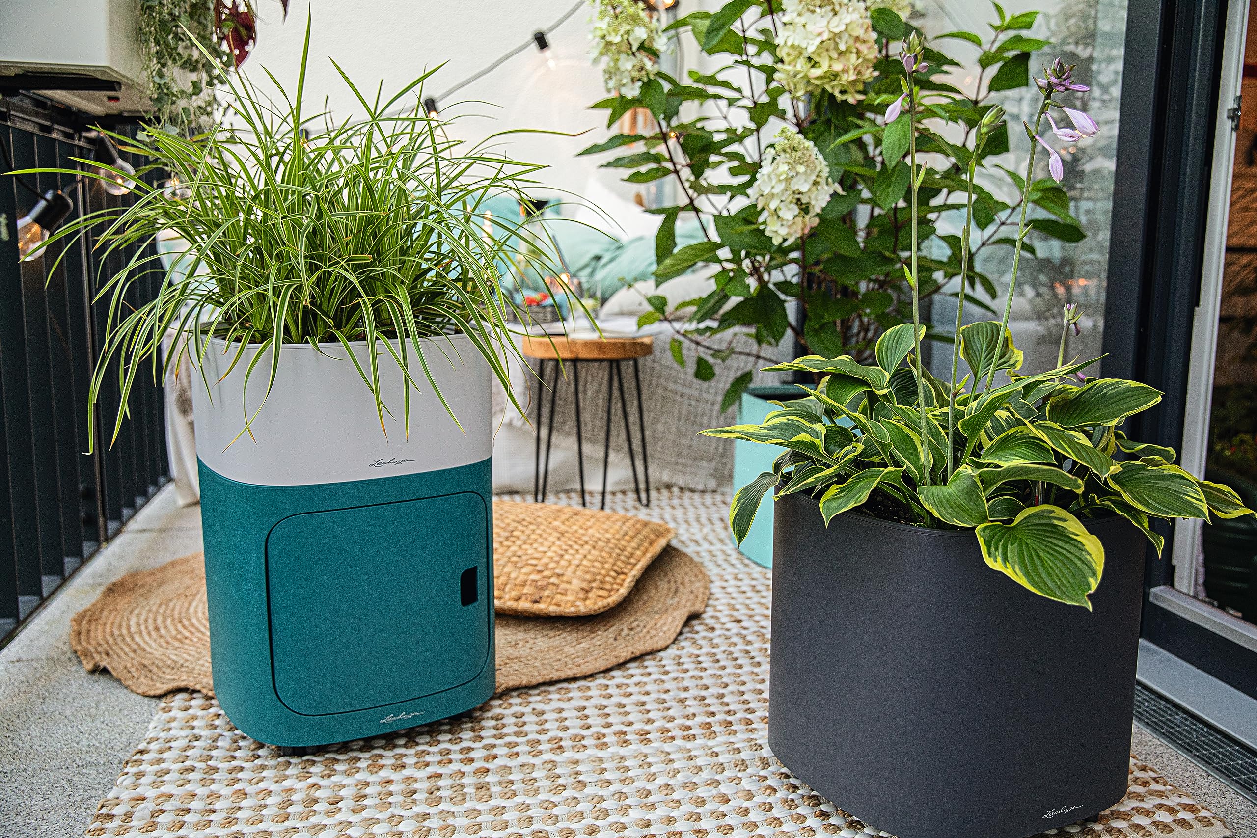Lechuza Pila Storage Aufbewahrungsbox Petrolblau 35x35cm