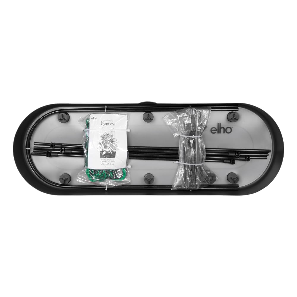 elho Green Basics Veggie Wall Pflanzkasten 80cm Living Schwarz