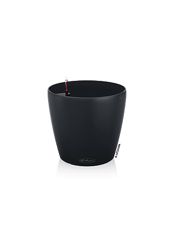 Lechuza Classico Color 43 Pflanztopf schiefergrau mit Bewässerung