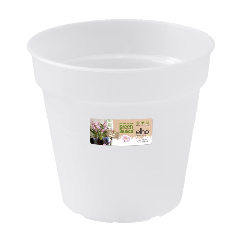 elho Green Basics Orchideentopf 13 cm transparent rund