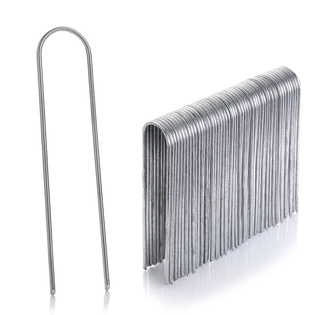 GardenMate Erdanker 150 mm verzinkt Bodenanker 100 Stück rund