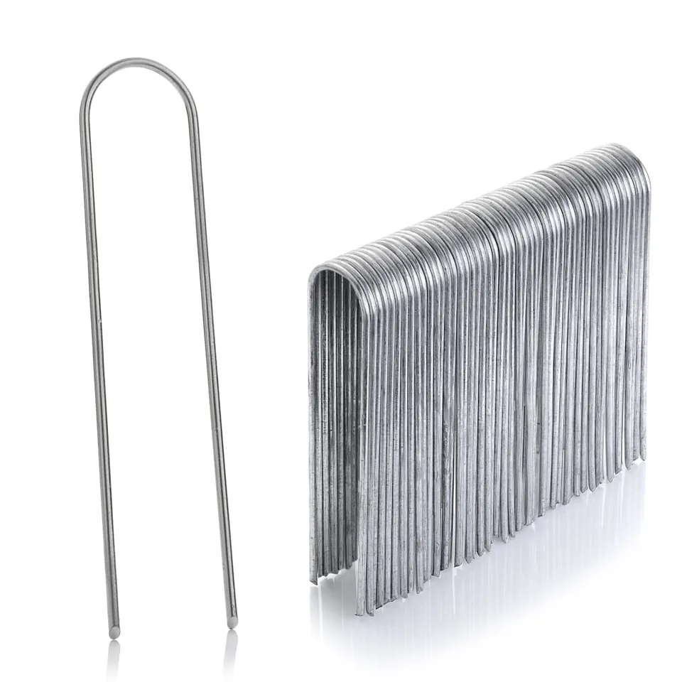 GardenMate Erdanker 150 mm verzinkt Bodenanker 100 Stück rund
